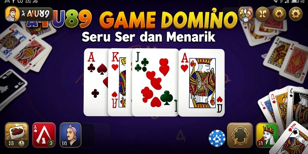 Gameplay seru AYU89 yang menghadirkan keseruan bermain Domino.