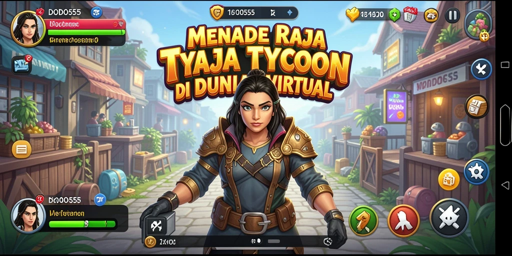 Screenshot menunjukkan momen seru dalam gameplay Tycoon DODO555.