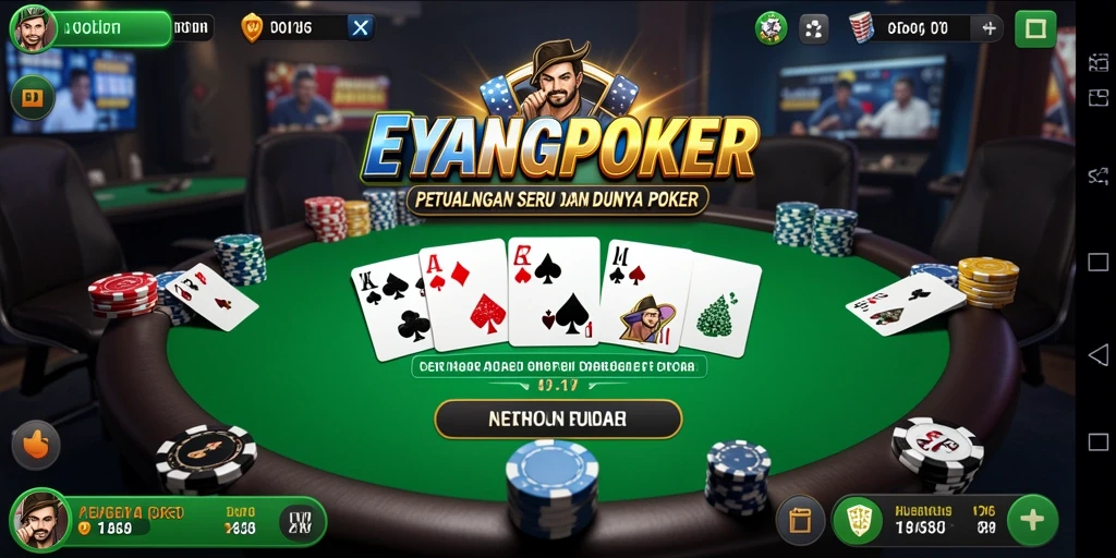 Gameplay seru EYANGPOKER dengan elemen petualangan yang menarik.