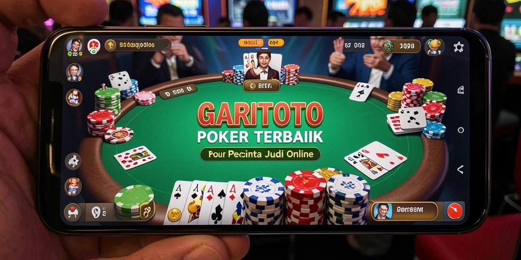 Tampilan gameplay Poker yang seru dan interaktif di GARITOTO.