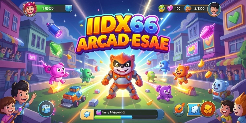 Tampilan gameplay seru di IDX66 dengan grafis menarik.