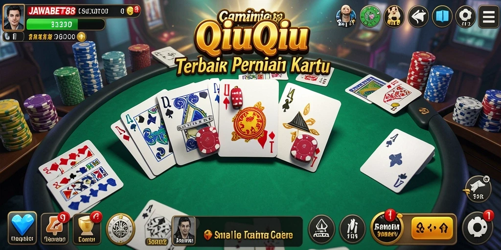 Screenshot JAWABET88 menampilkan permainan QiuQiu yang seru dan menantang.