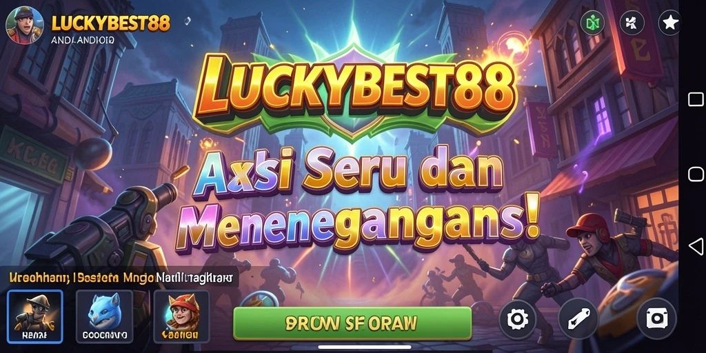 Tangkapan layar LUCKYBEST88 menampilkan aksi seru dalam pertempuran.