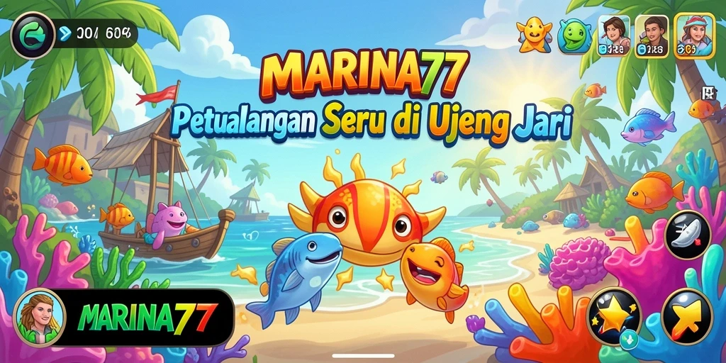 Tampilan gameplay seru dari MARINA77 yang menampilkan aksi arcade yang menantang.