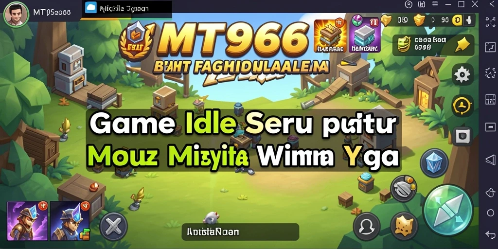 Tampilan gameplay MT966 yang sederhana dan menarik.
