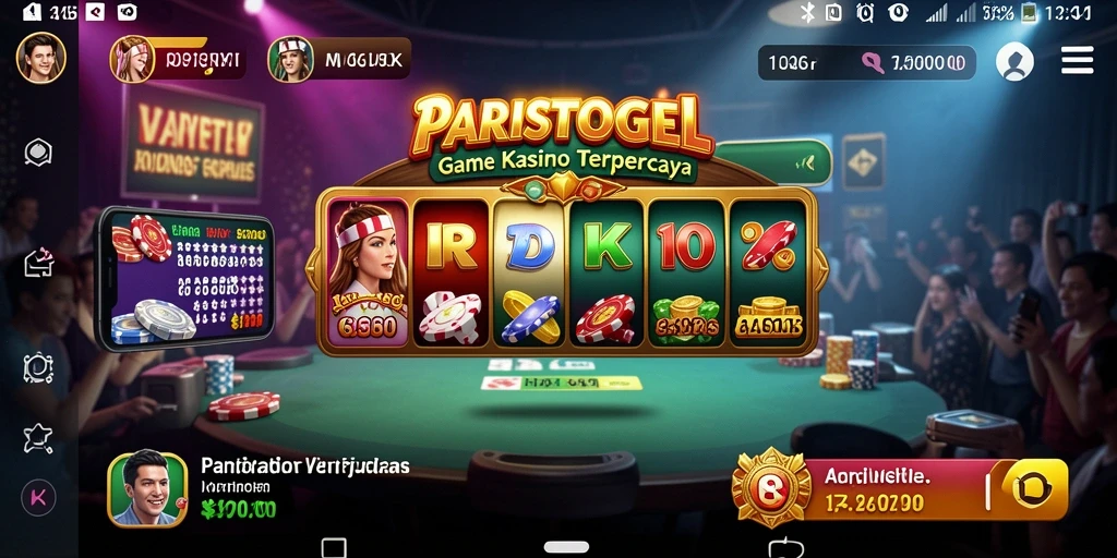 Tampilan gameplay seru di PARISTOGEL dengan banyak pilihan permainan Kasino.