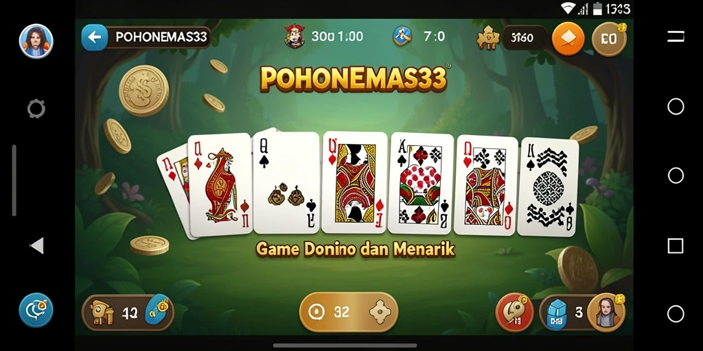 Tampilan gameplay menarik dari POHONEMAS33 yang penuh strategi.