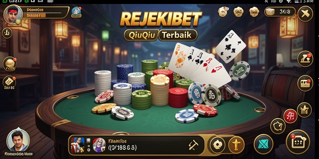 Tampilan gameplay seru dalam REJEKIBET QiuQiu.