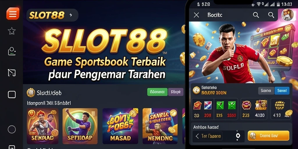 Tampilan menarik dari gameplay <strong>SLOT88</strong> saat taruhan olahraga.